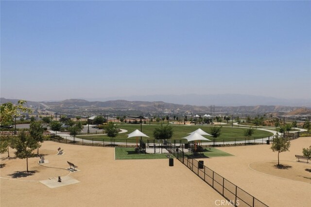 27488 Ginger Ct, Saugus, CA 91350 - view of community with a mountain view and fence