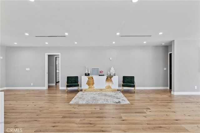 17321 Lahey St, Granada Hills, CA 91344 - unfurnished room featuring light wood-style floors, recessed lighting, and baseboards
