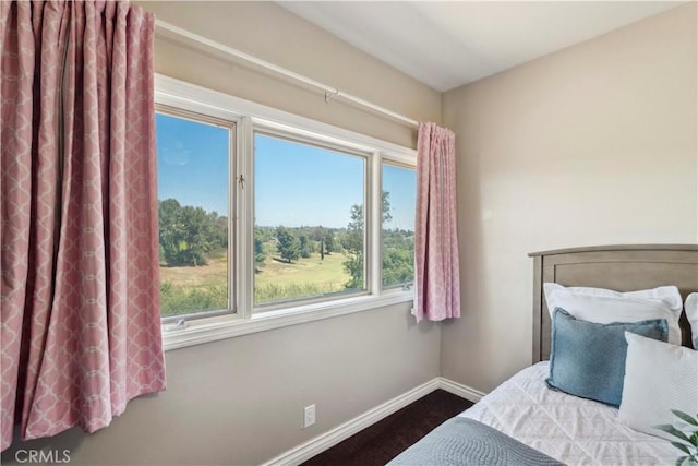 bedroom with baseboards