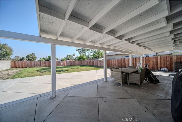 view of patio / terrace with outdoor dining space