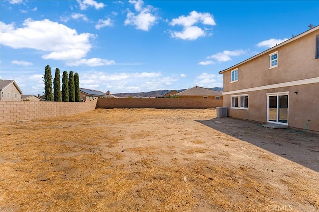 42570 72nd St W, Lancaster, CA 93536 - view of yard featuring fence and cooling unit