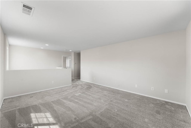 42570 72nd St W, Lancaster, CA 93536 - carpeted spare room featuring recessed lighting, baseboards, and visible vents