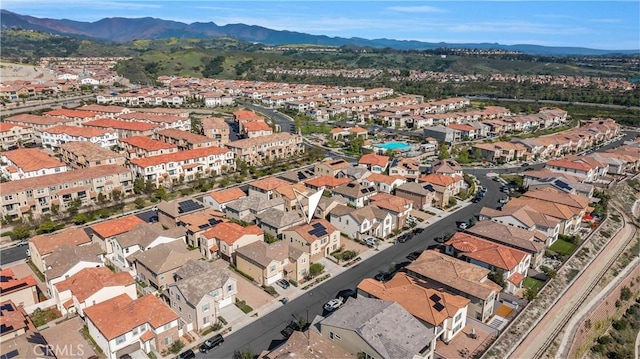1253 Viejo Hills Dr, Lake Forest, CA 92610 - aerial view of property and surrounding area with mountains
