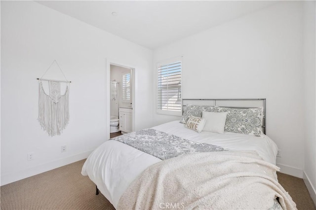 1253 Viejo Hills Dr, Lake Forest, CA 92610 - carpeted bedroom with baseboards and ensuite bath