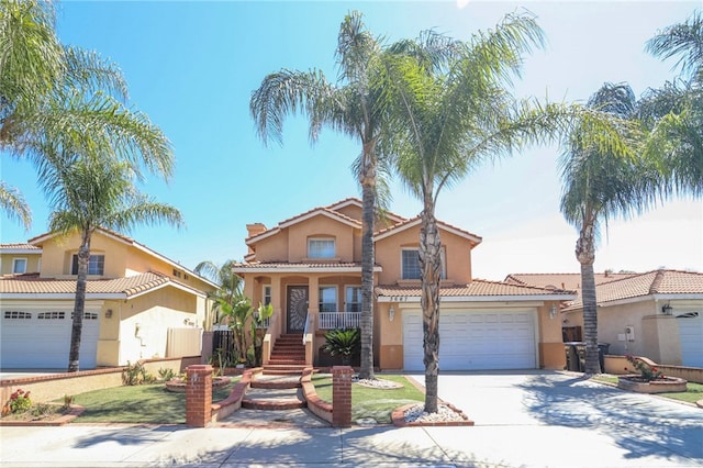3667 Sonoma Oaks Ave, Perris, CA 92571 - traditional-style house featuring stucco siding, driveway, and a tile roof