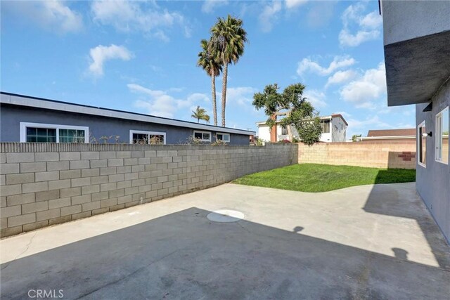 view of patio / terrace featuring a fenced backyard
