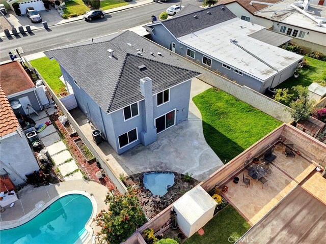 drone / aerial view