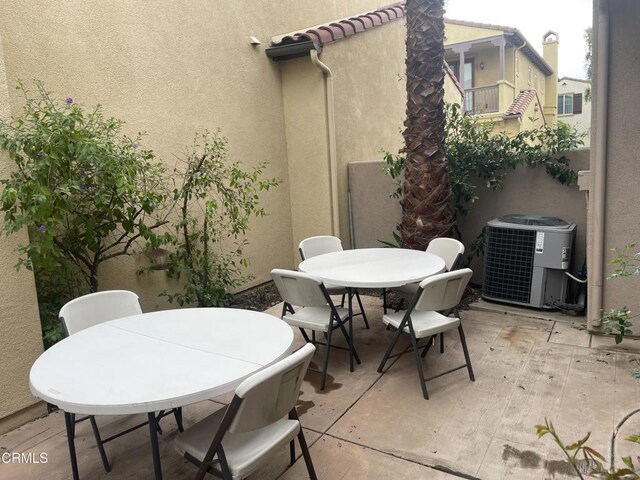 1117 Patel Pl, Duarte, CA 91010 - view of patio with central air condition unit and outdoor dining space