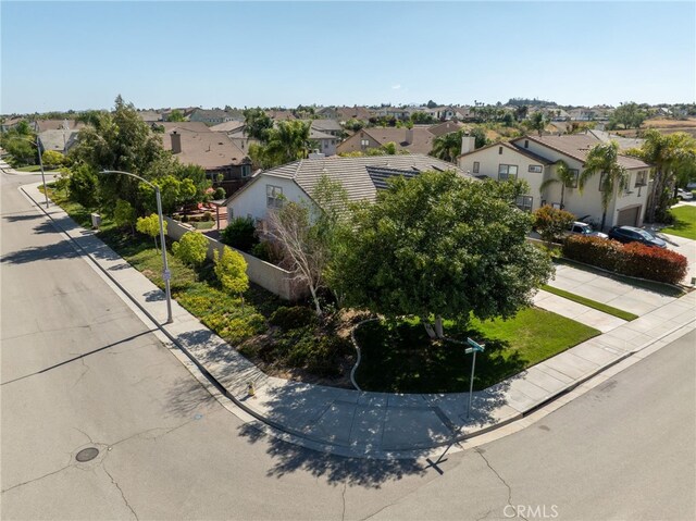 drone / aerial view featuring a residential view