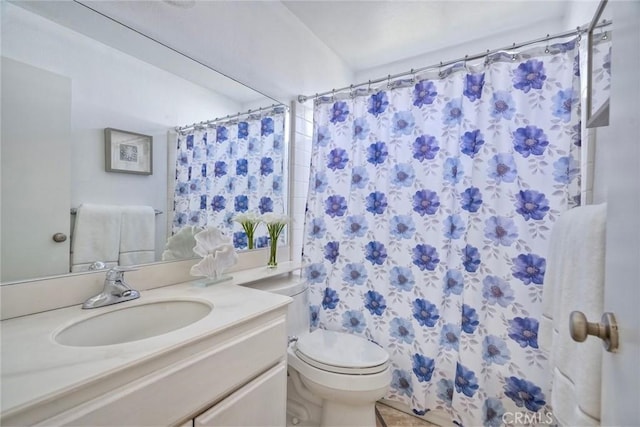 7553 Agua Dulce Ct, Carlsbad, CA 92009 - bathroom with vanity and curtained shower