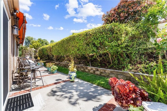 view of patio