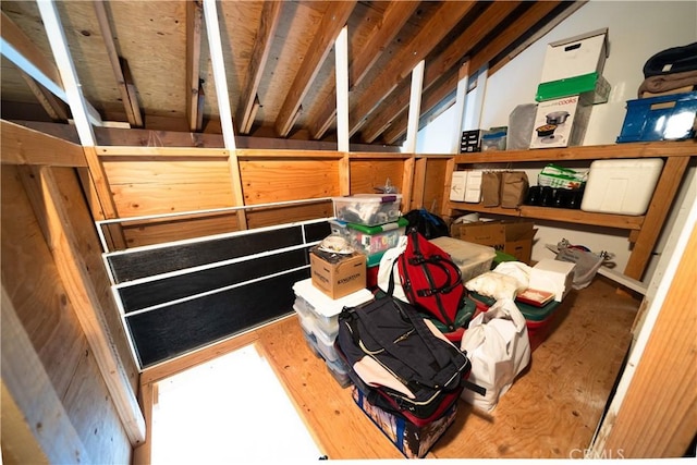 view of storage