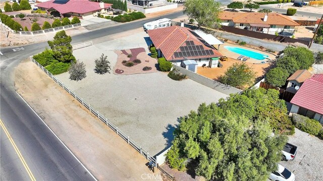 drone / aerial view featuring a residential view