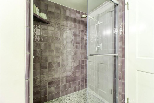 full bathroom with a stall shower