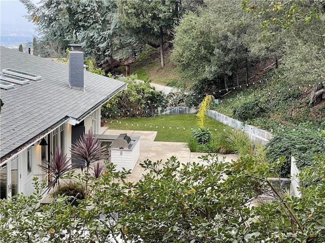 3325 Alana Dr, Sherman Oaks, CA 91403 - view of yard with fence and a patio area