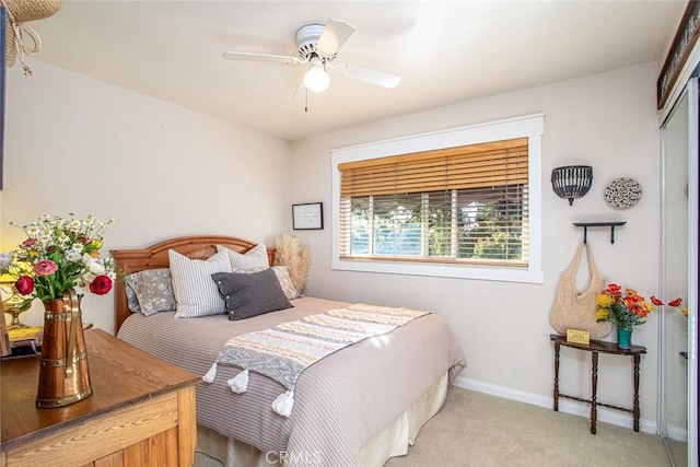 22435 Silver Spur, Lake Forest, CA 92630 - carpeted bedroom featuring baseboards and a ceiling fan