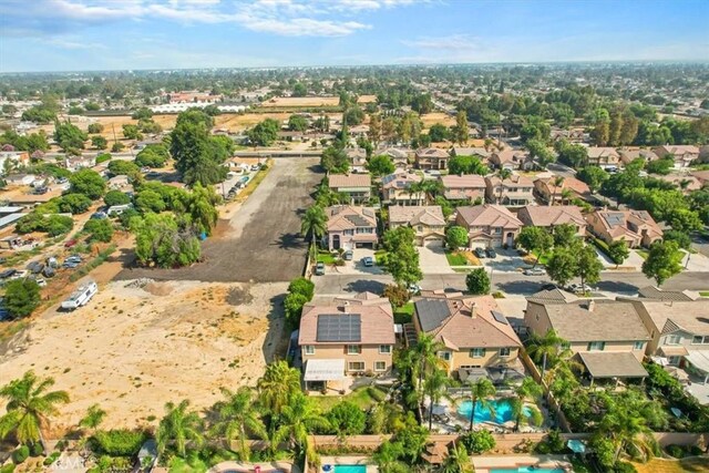 drone / aerial view featuring a residential view