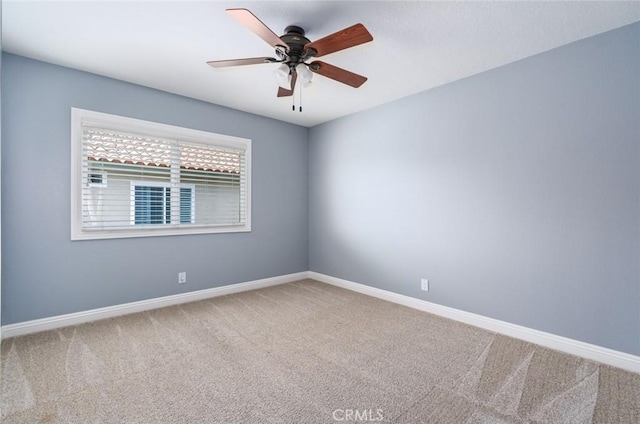 24661 Las Patranas, Yorba Linda, CA 92887 - carpeted empty room featuring baseboards and a ceiling fan