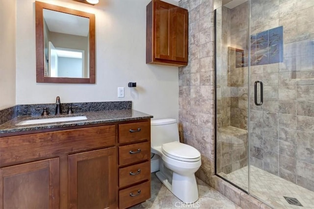 34605 Calle Portola, Dana Point, CA 92624 - full bathroom featuring toilet, a shower stall, and vanity