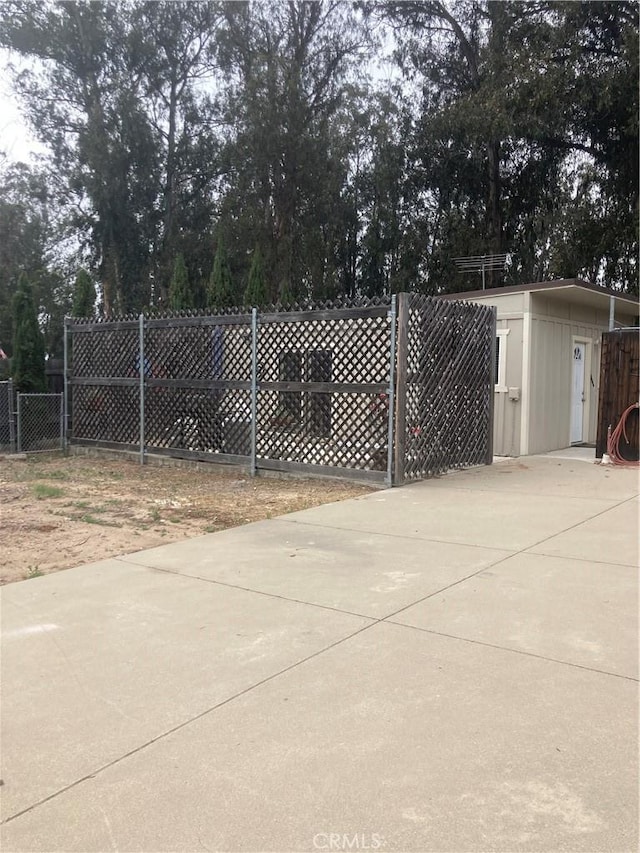 2235 Willow Rd, Arroyo Grande, CA 93420 - gate featuring fence and view of scattered trees