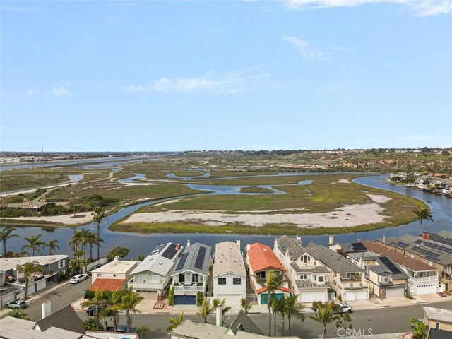 207 Canal St, Newport Beach, CA 92663 - aerial perspective of suburban area with a large body of water