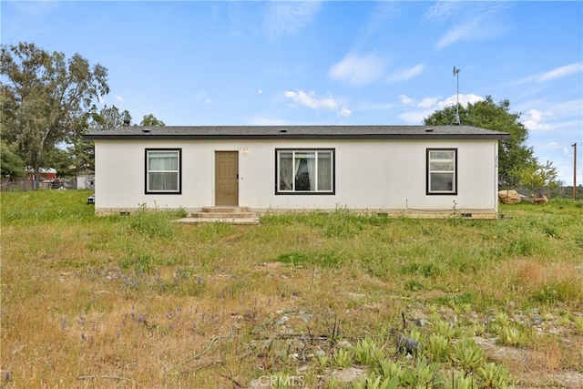 5736 La Porte Rd, Bangor, CA 95914 - view of front facade with crawl space