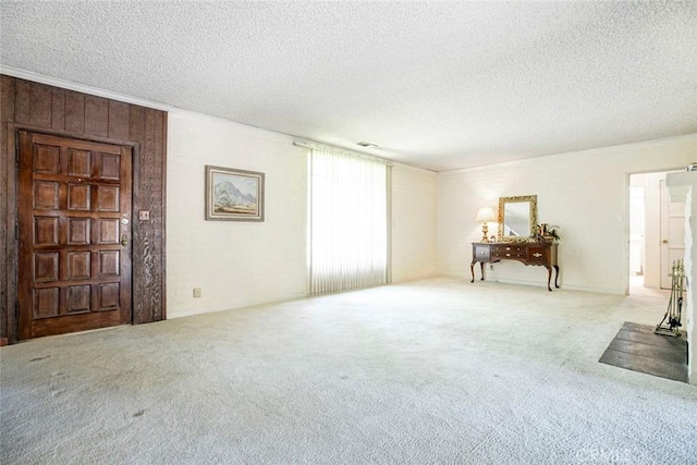 1422 W Riverside Dr, Burbank, CA 91506 - carpeted living area with a textured ceiling