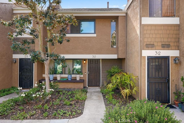 multi unit property with stucco siding