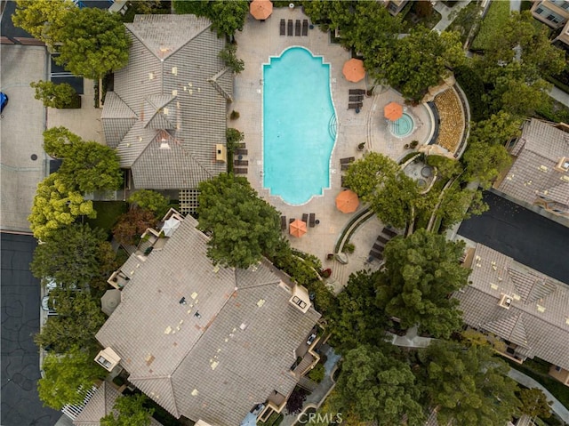 drone / aerial view