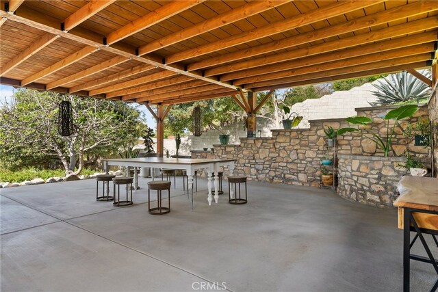 2450 Cameron Ave, Covina, CA 91724 - view of patio / terrace featuring outdoor dry bar