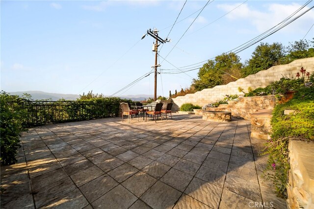 2450 Cameron Ave, Covina, CA 91724 - view of patio with fence and outdoor dining space