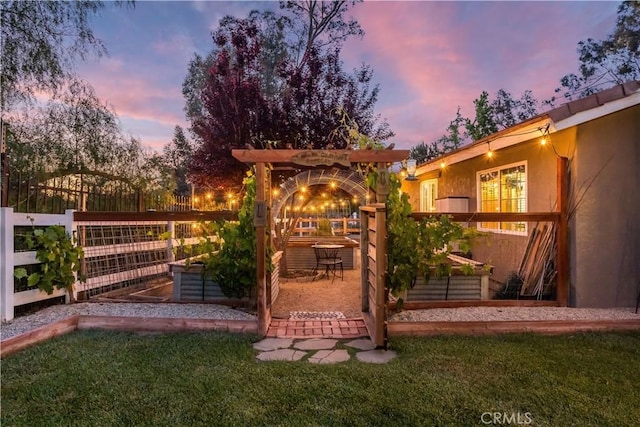 33660 White Feather Rd, Acton, CA 93510 - view of yard featuring a vegetable garden