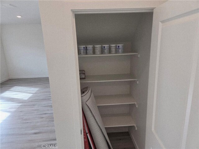 view of closet