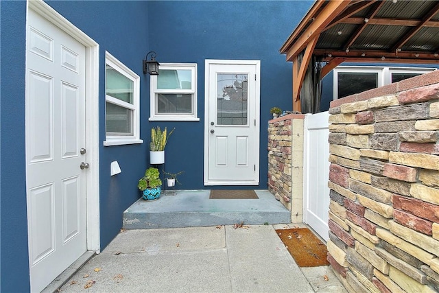 3871 San Mateo Ave, Riverside, CA 92504 - property entrance with stucco siding