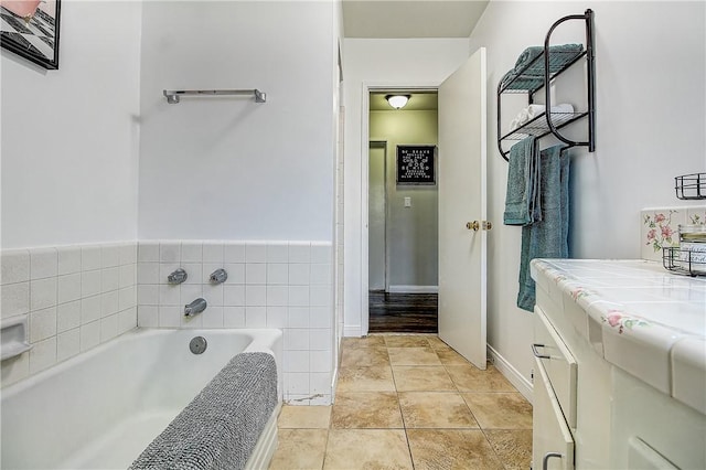 3871 San Mateo Ave, Riverside, CA 92504 - bathroom with vanity and a garden tub