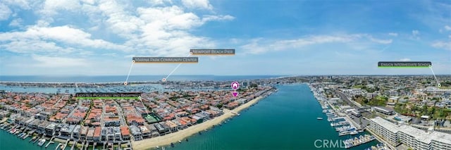 317 Via Lido Nord, Newport Beach, CA 92663 - drone / aerial view of a nearby body of water