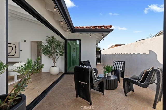 317 Via Lido Nord, Newport Beach, CA 92663 - view of patio / terrace with an outdoor living space