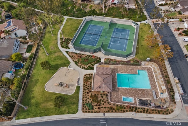 aerial view