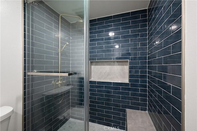 8535 Village Ln, Rosemead, CA 91770 - bathroom featuring toilet and a shower stall