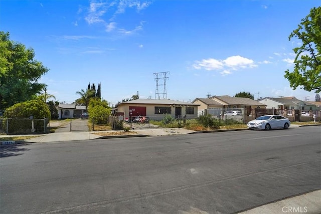 7941 Rhodes Ave, North Hollywood, CA 91605 - ranch-style house with a residential view and fence