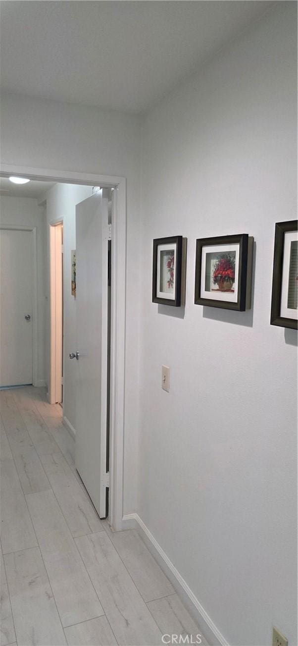 hall with baseboards