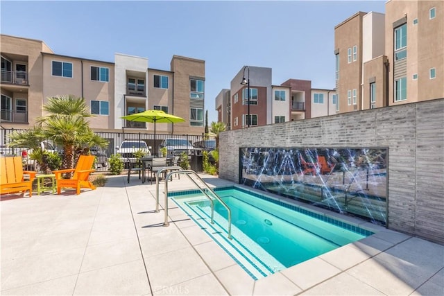 960 N Tangent Privado Unit 204, Ontario, CA 91764 - view of pool with a patio