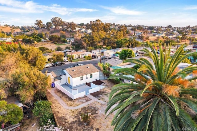 drone / aerial view featuring a residential view