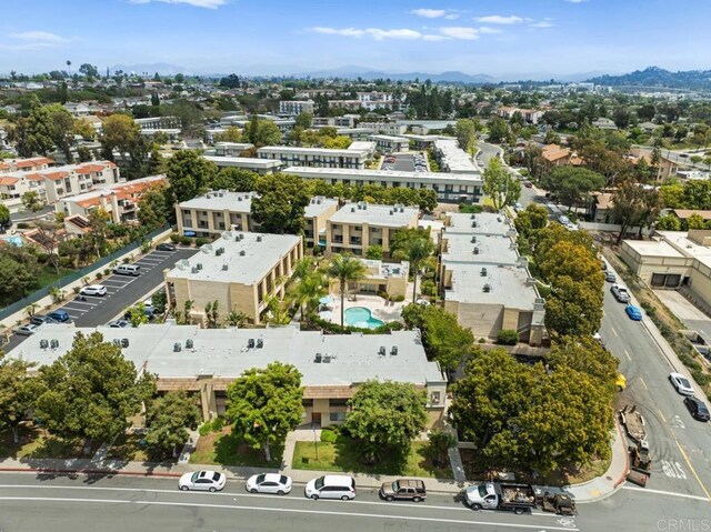 5707 Baltimore Dr Unit 12, La Mesa, CA 91942 - bird's eye view of a pool and a mountainous background