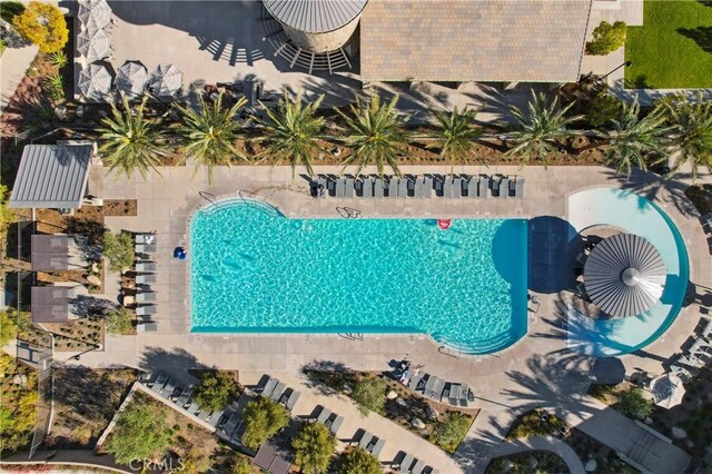 view of pool