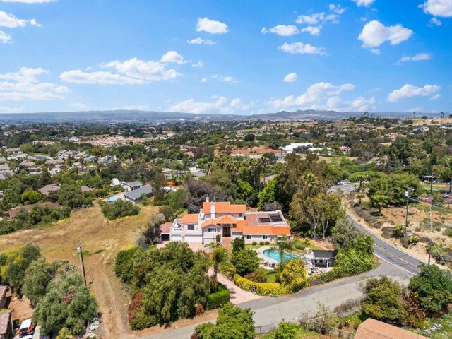 1994 Warmlands Ave, Vista, CA 92084 - aerial view of a pool and mountains