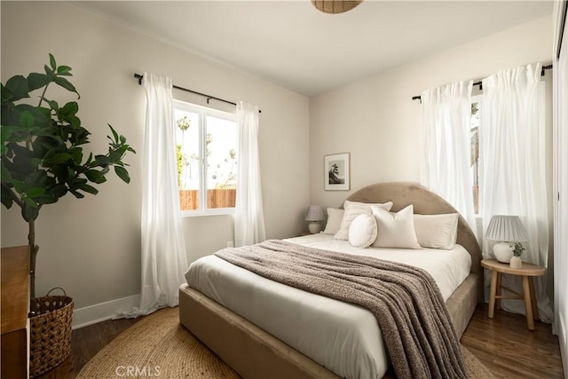 3420 Lifur Ave, Los Angeles, CA 90032 - bedroom with wood finished floors and baseboards