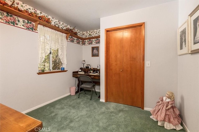 36556 Mudge Ranch Rd, Coarsegold, CA 93614 - interior space with carpet flooring and baseboards