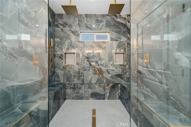 6316 Michelson St, Lakewood, CA 90713 - bathroom with tile walls and tiled shower