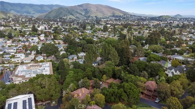 672 Serrano Dr Unit 9, San Luis Obispo, CA 93405 - aerial view of property's location with a mountainous background